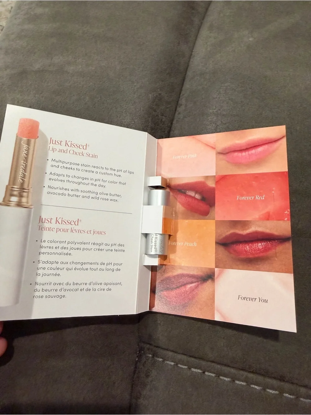 New jane iredale Creamy Peach Lipstick mini